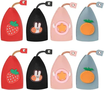 Zdjęcie produktu dla Etui na Klucze FuninCrea – Zestaw 8 szt. (Style 2) | Uroczy Design i Ochrona