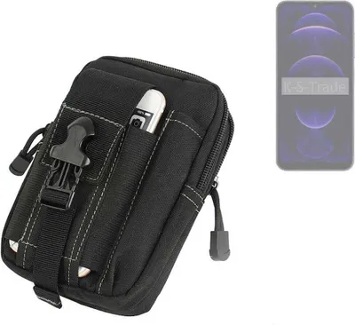 Produktbild von K-S-Trade Gürtel Tasche kompatibel mit Hotwav Note 13 Gürteltasche Holster Schutz Hülle Handy Hülle Smartphone outdoor Handy-Hülle schwarz