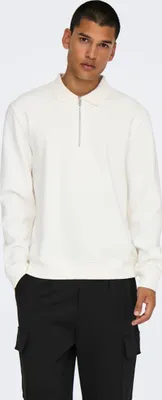 Produktbild von Sweatshirt Polokragen Viertelknopfleiste Regular Fit |