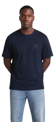 Produktbild von Calvin Klein Jeans 519677 Herren T-Shirt Blau : Größe - XL Größe: XL