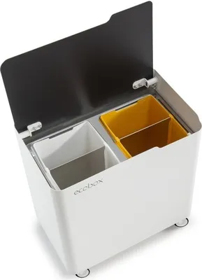 Produktbild von DON HIERRO - ECOBOX TOP Abfalleimer mit Trennsystem, 40 Liter