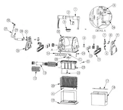 Produktbild von Filtersack Grob für Dolphin Dynamic Plus Poolreiniger 9995431-ASSY
