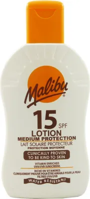 Zdjęcie produktu dla Malibu Protective Lotion SPF15 Wodoodporny Balsam 200ml