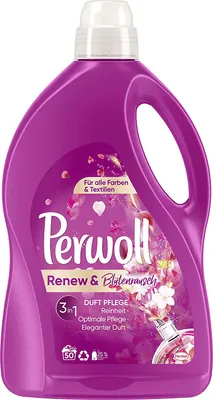 Produktbild von Perwoll Renew Blütenrausch Feinwaschmittel 50 Waschladungen Waschmittel