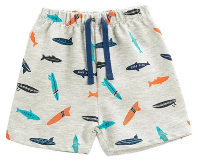 Immagine prodotto di Pantaloncini da bambino Koton con motivo a pesci, con coulisse