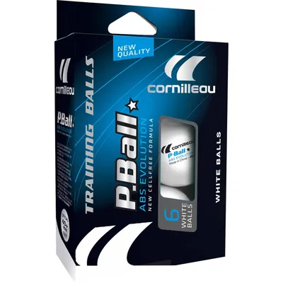 Image de Balles de ping-pong Cornilleau ABS Evolution 6 pièces