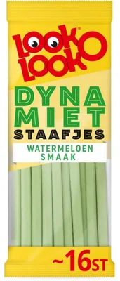 Produktbild von Look o Look Dynamietstaaf Wassermelone 110g – Fruchtiger Wassermelonen-Lakritz-Snack