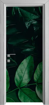 Produktbild von Tür Selbstklebende 80x210 cm Türfolie Türtapete Klebefolie - grüne Blätter