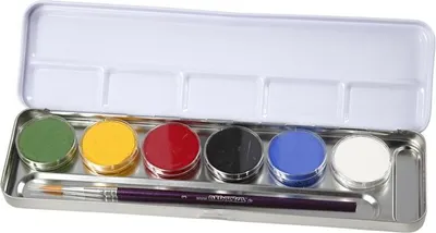 Produktbild von Creativ Company 76135, Schwarz, Blau, Grün, Rot, Weiß, Gelb, Hart, 6 Stück(e)