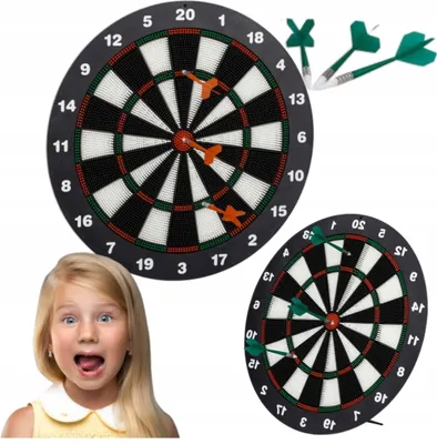 Zdjęcie produktu dla relaxdays 10021463_0 relaxdays Dartscheibe mit Darts