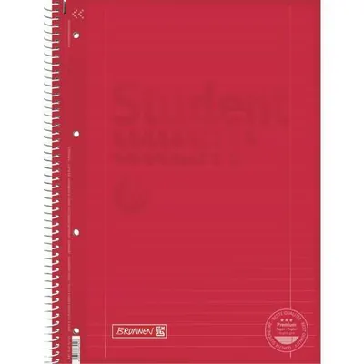 Produktbild von BRUNNEN Collegeblock A4 red Lineatur 27 1067927123