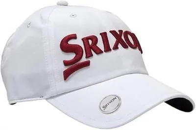 Immagine prodotto di Segnapalla Srixon, cappellino da golf bianco e rosso