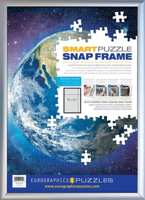Obrázok produktu pre EUROGRAPHICS Snap Frame Strieborný hliníkový rám na puzzle 48,89x67,63cm