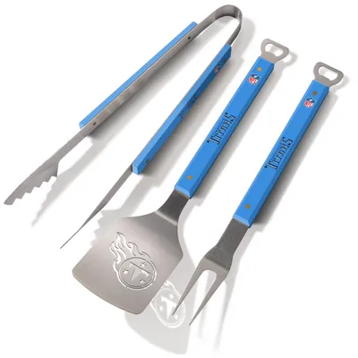 Produktbild von NFL Tennessee Titans Grillbesteck 3teilig Set Spirit Barbecue BBQ Grillzange