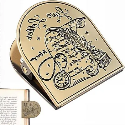 Produktbild von Reise Journal Clip Vintage Bronz Dekorativ Binder Halter Klammer