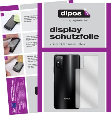 Produktbild von 5x Schutzfolie für Honor X10 Max Rückseite Display Folie klar Displayschutzfolie