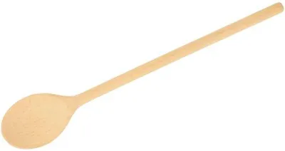 Image de Cuillère en bois ovale de 30 cm pour la cuisine et la pâtisserie