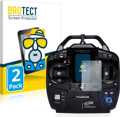 Produktbild von 2x BROTECT Schutzfolie für Futaba T4GRS Displayschutz Displayschutzfolie Folie Matt Entspiegelungsfolie