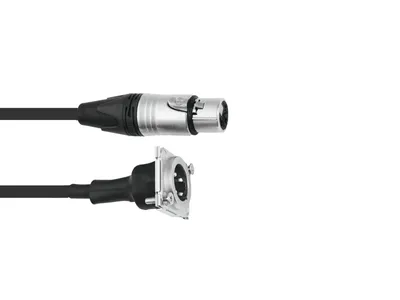 Produktbild von PSSO Patch Kabel XLR(F)/XLR(M) EB 1m sw