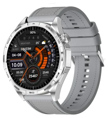 Produktbild von Smartwatch mit Anruffunktion und Wasserdichter Schlafüberwachung Mehrere Sportmodi Für Android iOS Silber