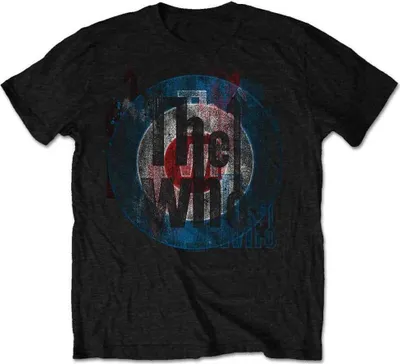 Image de T-shirt noir à motif « The Who » en L