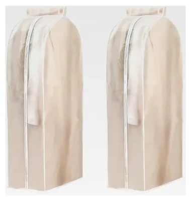 Produktbild von Hängende Kleidersäcke, 110 cm, für Kleiderschutz, Organizer, Kleiderschranktasche, 2 Stück
