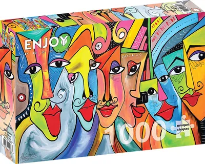 Immagine prodotto di Puzzle 1000 pezzi Enjoy – Faccie della Vita