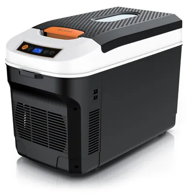 Produktbild von Elektrische Kühlbox 21 L, Kühlt & hält Warm, von -18 bis +65°C, Sichtfensterdeckel, LCD-Display, ECO-Modus, Tragegurt, mobil und leise, für Camping, Auto