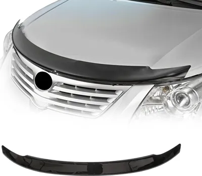 Image de Déflecteur de capot Protection contre les projections de pierres pour Toyota Avensis 2008-2014 Noir