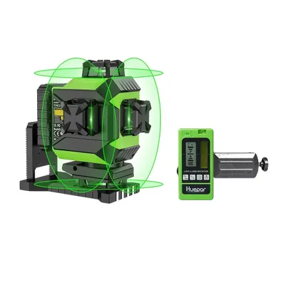 Obrázok produktu pre 16-liniový laserový nivelačný prístroj, samonivelačný, batéria 3,7 V/6600 mAh, SET1/liliObjekte Laserový prijímač/li/ul/div