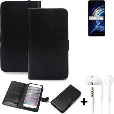 Produktbild von K-S-Trade Wallet Case Handyhülle kompatibel mit Xiaomi Redmi K50 Pro Schutzhülle Flip cover Flipstyle Tasche Hülle Flipcover Slim Bumper schwarz +