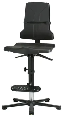 Produktbild von Bimos Arbeitsstuhl Sintec 3, mit Gleiter/Aufstieghilfe, ESD, Permanentkontakt 9801E-1100