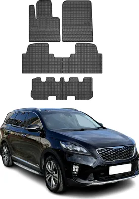 Produktbild von OMAC Fußmatten Gummimatten Set für Kia Sorento III 2015-2020 Automatten OMAC Schwarz