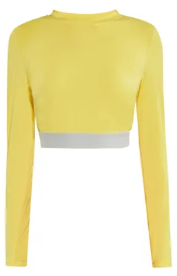 Immagine prodotto di Jika damen crop-top - giallo, taglia XS/S