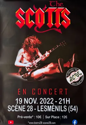 Zdjęcie produktu dla The Scotts - Hołd dla AC/DC - Plakat - 60x90 cm