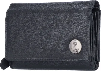 Produktbild von The Skandinavian Brand Damen Leder Geldbörse Maritime schwarz