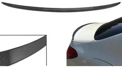 Imagen del producto de Spoiler para maletero de Mercedes Clase C W205 (2014-2020), con apariencia de fibra de carbono.