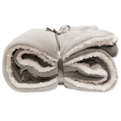 Produktbild von Unique Living | Lars /Velours Plaid 150x200cm Schlossgrau