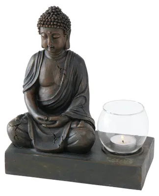 Produktbild von Windlicht Buddha Figur Kunstharz H 25 cm