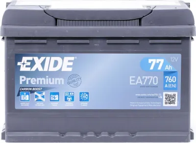 Produktbild von EXIDE Premium Starterbatterie 12V 77Ah 760A/EN B13 L3 für Auto LKW Batterie