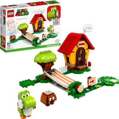 Zdjęcie produktu dla Zestaw rozszerzający LEGO® Super Mario Dom Mario i Yoshi - 71367 NOWOŚĆ! Części 205x