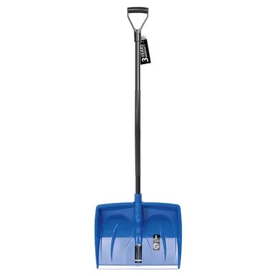 Produktbild von FORTENA Große Schneeschieber 50,5 cm - Schneeschaufel mit leichtem Stahlstiel, Kunststoff Schneeräumer mit Aluprofilkante, Ergonomische Schneeschü