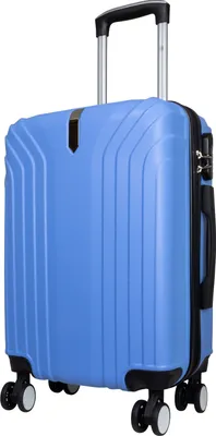 Produktbild von Kleiner Handgepäck Reisekoffer Palma24 39L Hartschale Trolley ABS hellblau