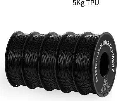 Zdjęcie produktu dla Filament TPU do drukarek 3D – średnica 1,75 mm – długość 343 m – elastyczny – pakowany próżniowo – nietoksyczny – czarny