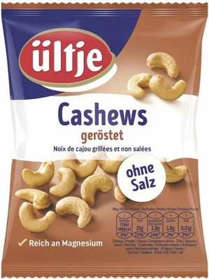 Produktbild von Ueltje Cashewkerne oelgeroestet ungesalzen mild und knackig 150g