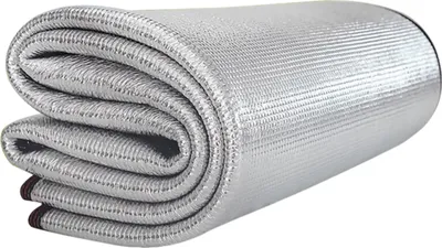 Produktbild von Campingmatte, Picknickunterlage, wasserdicht, faltbares Design, tragbare Mehrzweck-Aluminium-Isolierschaumfolienmatte, Isomatte