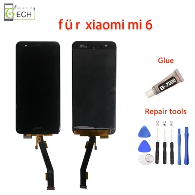 Produktbild von Für Xiaomi Mi 6 / Mi6 LCD Display Full Einheit Touch Ersatzteil Schwarz