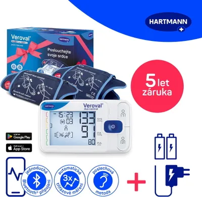 Zdjęcie produktu dla HARTMANN Veroval Duo Control, zestaw upominkowy Bluetooth