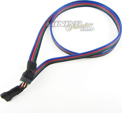 Image de 1x 0,5M RGB Strip Extension LED SMD Cable Connector Connector 4