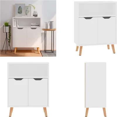 Immagine prodotto di vidaXL Credenza bianca 60x30x72 cm Materiale a base di legno - Credenza - Credenze - Armadi - Credenze